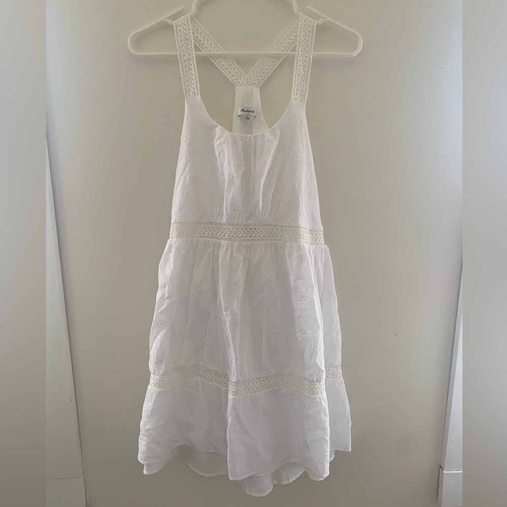 Madewell white summery dress